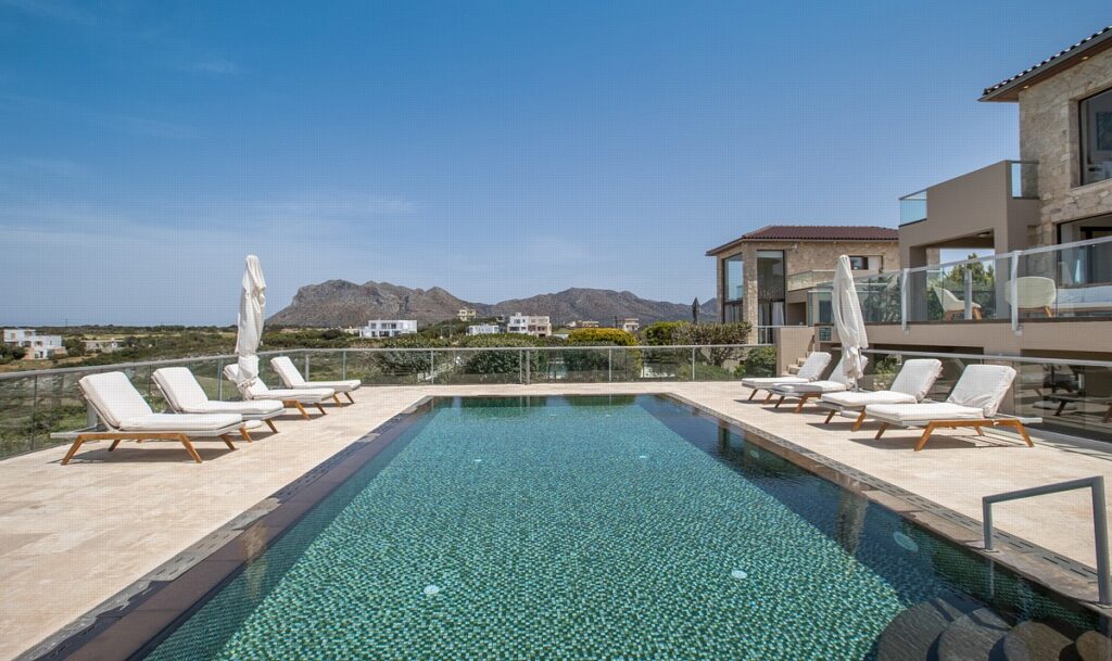 Image showcasing Luxury Villa Private Pool Chania - Rea Luxury Villa | Talos Luxury Villas